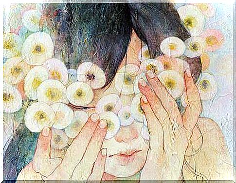 Woman-with-flowers-on-face