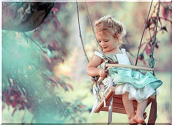 Girl-on-swing