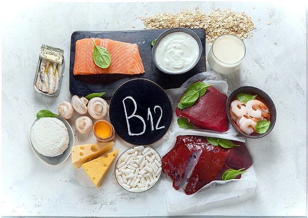 Foods rich in vitamin B12.