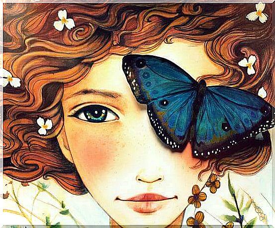 Woman-butterfly-in-the-eye